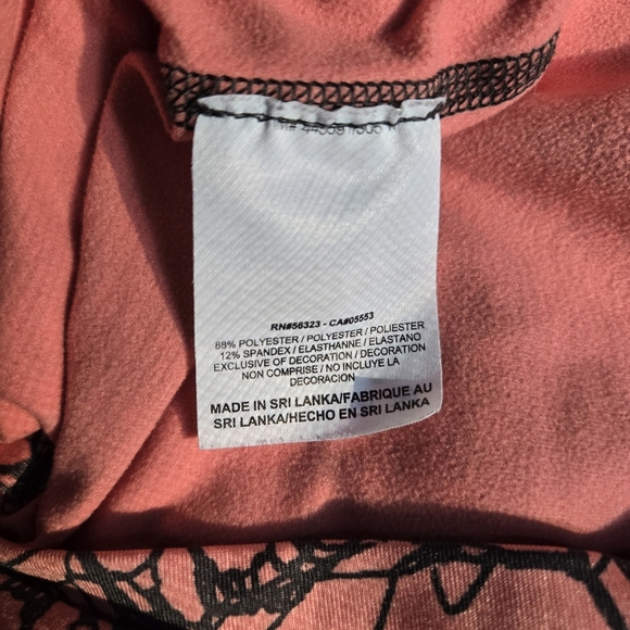 Nike Pro Dri Fit Women's Pink and Black Long Sleeve Top Training And Running - Picture 5 of 6